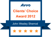 Avvo Clients' Choice Award 2012