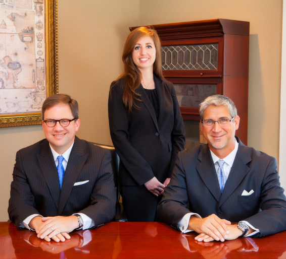Attorneys Bernard, Thompson and Sherrod