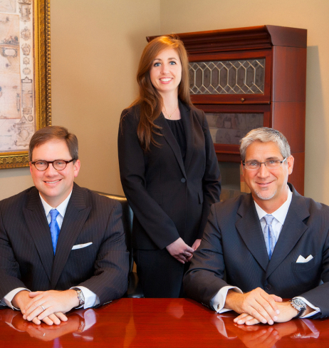Attorneys Bernard, Thompson, and Sherrod in their offices