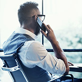 lawyer on phone with client