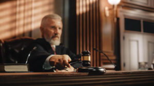 Judge made the final decision on the personal injury case